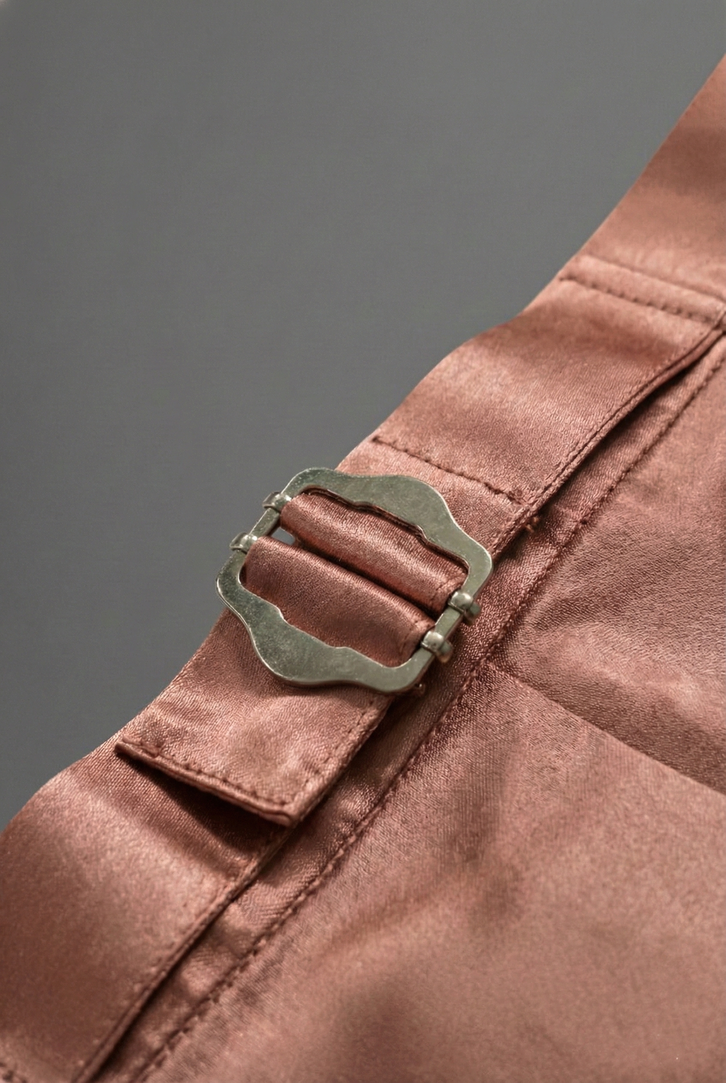 Rose Éclat Satin Skirt